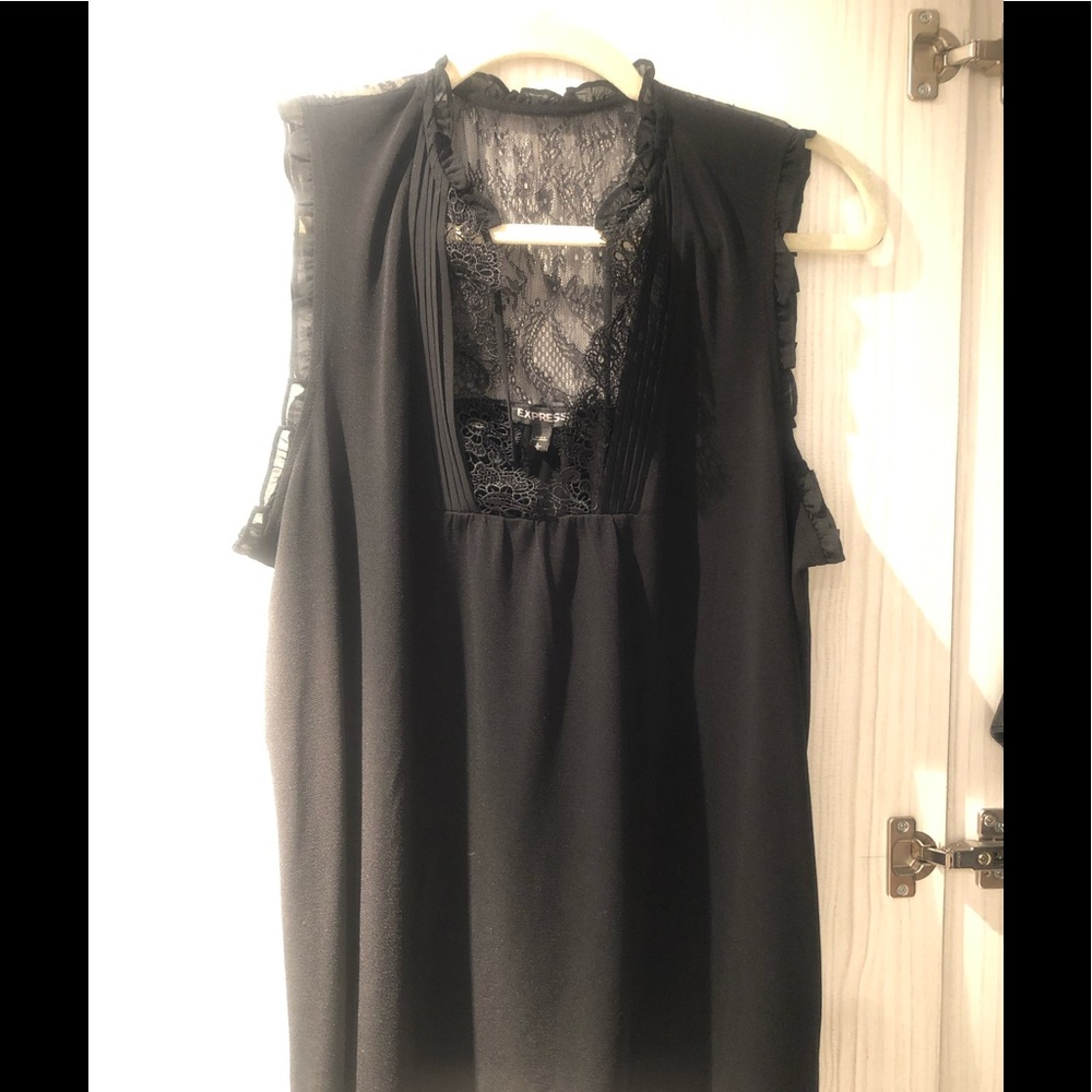 Express black Lace Tank Top
